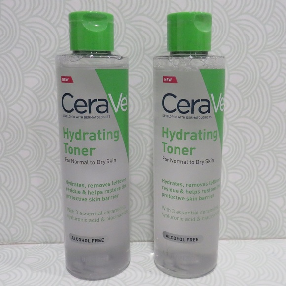 CERAVE💥HYDRATING TONER FOR NORMAL TO DRY SKIN 6.8 OZ - LOT OF 2💥 - Picture 1 of 5